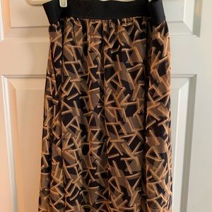 Lola skirt - chiffon overlay